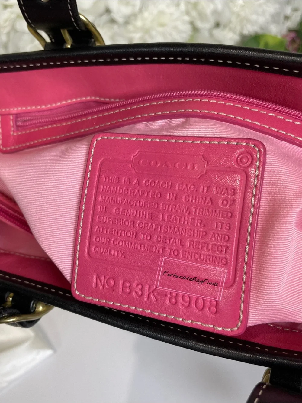 Vintage Y2K 2000s Coach Tote Coach Straw North South Tall Summer Beach Tote 8908 - Picture 12 of 12